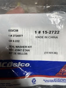 2724577 GM AC Compressor Seals. #15-2722 - Bild 1 von 3