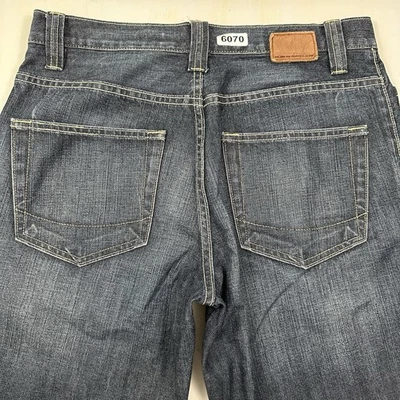 VTG Y2K Gap baggy wide leg Jeans Men 33x30 Blue Dark Wash 100% Cotton Skater - Image 1 of 4