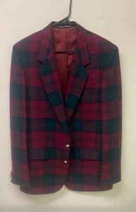 Triminghams Bermuda kariert Wolle Sport Mantel Blazer kariert 42 lang - Bild 1 von 10