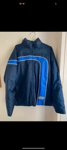 Authentic Supreme Stripe Puffer Jacket - Size Large - Picture 1 of 5