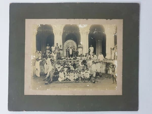India 1910 Foto CELEBRACIONES DURGA POOJA Bengala Calcuta 8 pulgadas x 6 pulgadas - Imagen 1 de 6