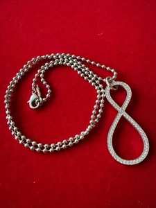 Thomas Sabo Collier mit wunderschönem Anhänger *Unendlichkeitszeichen* Zirkonia - Bild 1 von 9