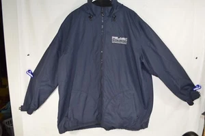 Pelagic Off Shore Men's XXL Blue Insulated Zip Hooded Fishing Jacket T54 - Picture 1 of 10