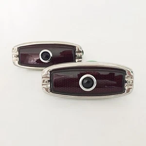 1941-48 CHEVY TAIL LIGHTS WITH BLUE DOTS & RUBBER BODY GASKETS - Picture 1 of 7