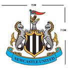 Zestaw 5 herbów klubu piłkarskiego Newcastle prasowanie na PFor tkanina materiał