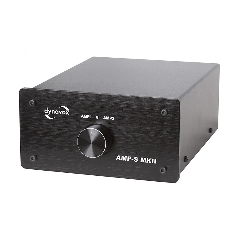 Dynavox AMP-S MKII schwarz Verstärker / Boxen-Umschalter 2 zu 1 bis 200 W - Bild 1 von 4