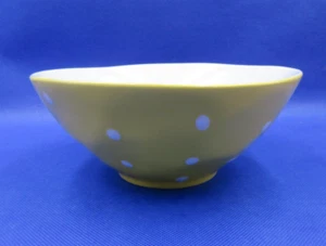 Maxwell Williams Sprinkle Salad Bowl YELLOW & WHITE Polka Dot 7.5cms x 18.5 cms - Picture 1 of 6