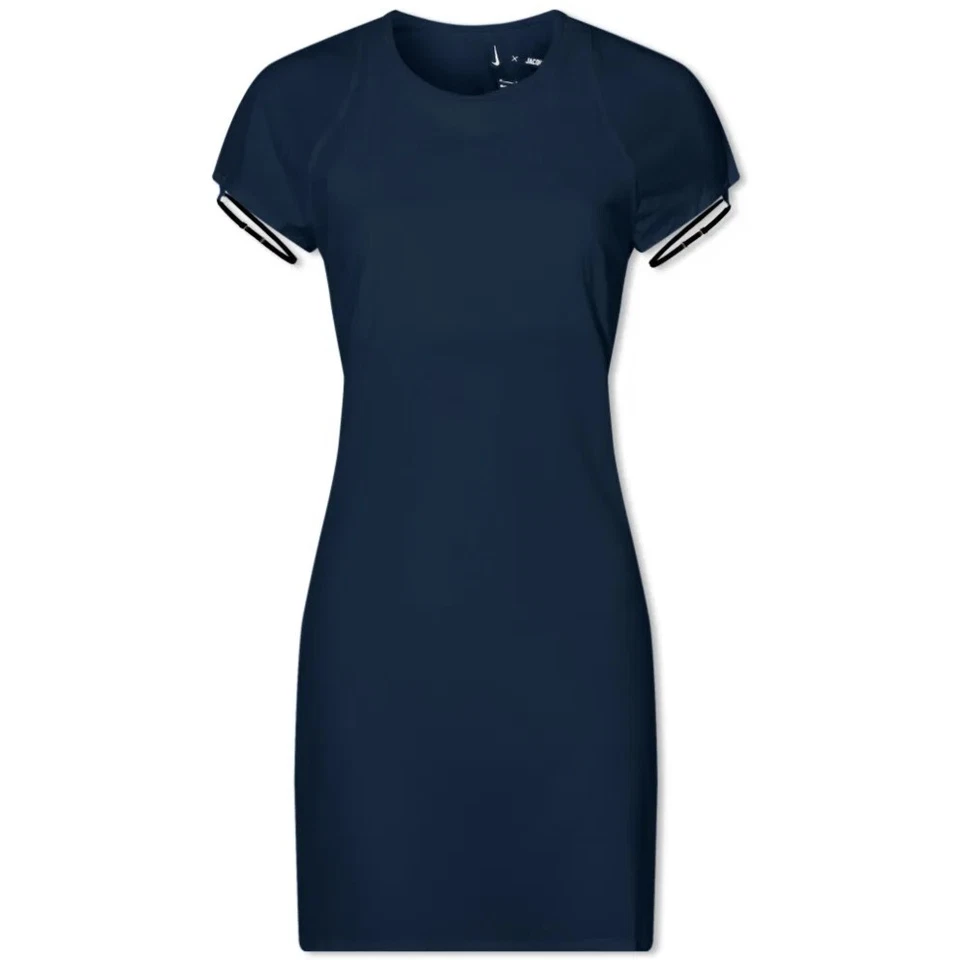 Women's Size L Nike x Jacquemus Dress Dark Obsidian Navy Blue DN3243-475 Tennis
