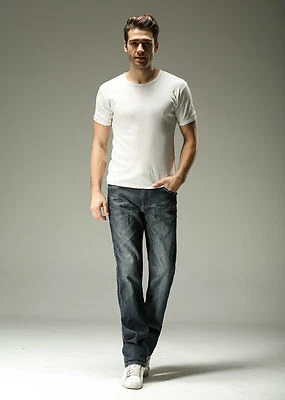 Pantalones de mezclilla para hombre FOX JEANS Greg Standar Fit rectos azules TALLA 44 Foto 1 de 4