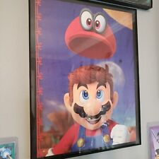 Framed Super Mario Odyssey ad/poster Video Game Wall Art