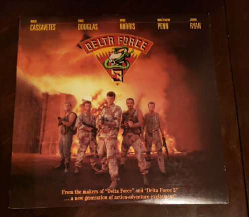 Delta Force 3: The Killing Game (1991) Laserdisc - 32003 *RARE* Action Sequel K4