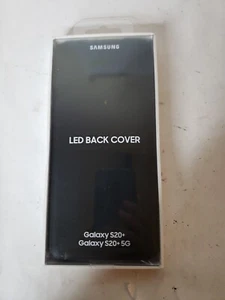 Genuine OEM Samsung Galaxy S20+ Plus 5G LED Back Cover black Case - Picture 1 of 2