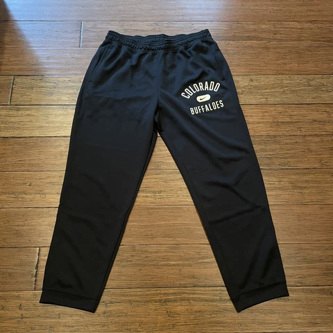 Nike Colorado Buffaloes Sweatpants Mens XL Black Buffs Fleece New Without Tags Cover