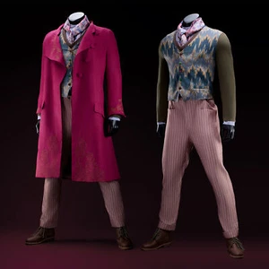 Wonka Costume Willy Wonka Cosplay Suit Handcrafted - Picture 1 of 15