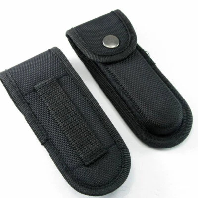 2Pcs/set Hard Boxed Reinforced Nylon Belt Sheath for 5" Folding Knife USA Stock Foto 1 de 4