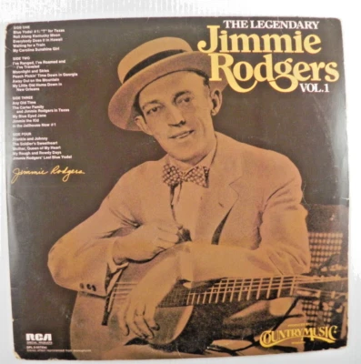 Jimmie Rodgers – The Legendary Jimmie Rodgers Vol. 1 ~ 1974 2 Vinyl LPs RCA - Image 1 of 4
