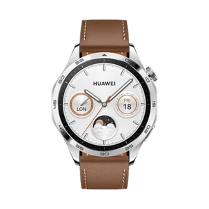 HUAWEI WATCH GT 4 GPS 46mm Android & iOS 4GB 5ATM Stainless Steel Strap Brown - Picture 1 of 4