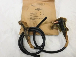 WWII WLA Harley-Davidson Motorcycle G523 Spark Plug Cable Set NOS - Picture 1 of 2