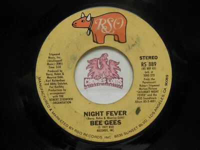 Bee Gees: Night Fever / Down The Road, 45 RPM VG (SD) - Image 1 of 2