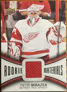 2013-14 Upper Deck Rookie Materials Petr Mrazek #RM-PM Detroit Red Wings