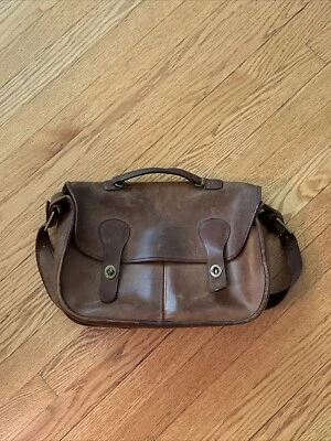 Bolso Mensajero Coach Musette De Colección Maletín 7543 Nogal Bolso para Laptop Hecho en Nueva York Foto 1 de 4