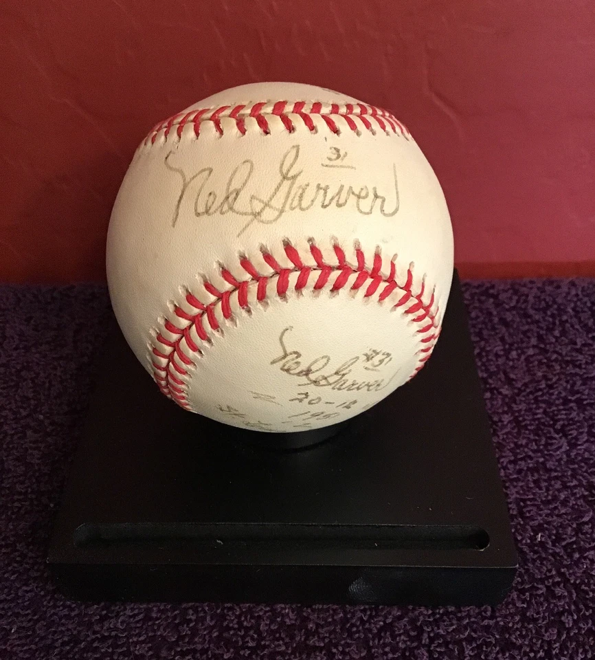 NED GARVER Autograph BASEBALL JSA Certified Signed DETROIT AUTO** - Image 1 of 4