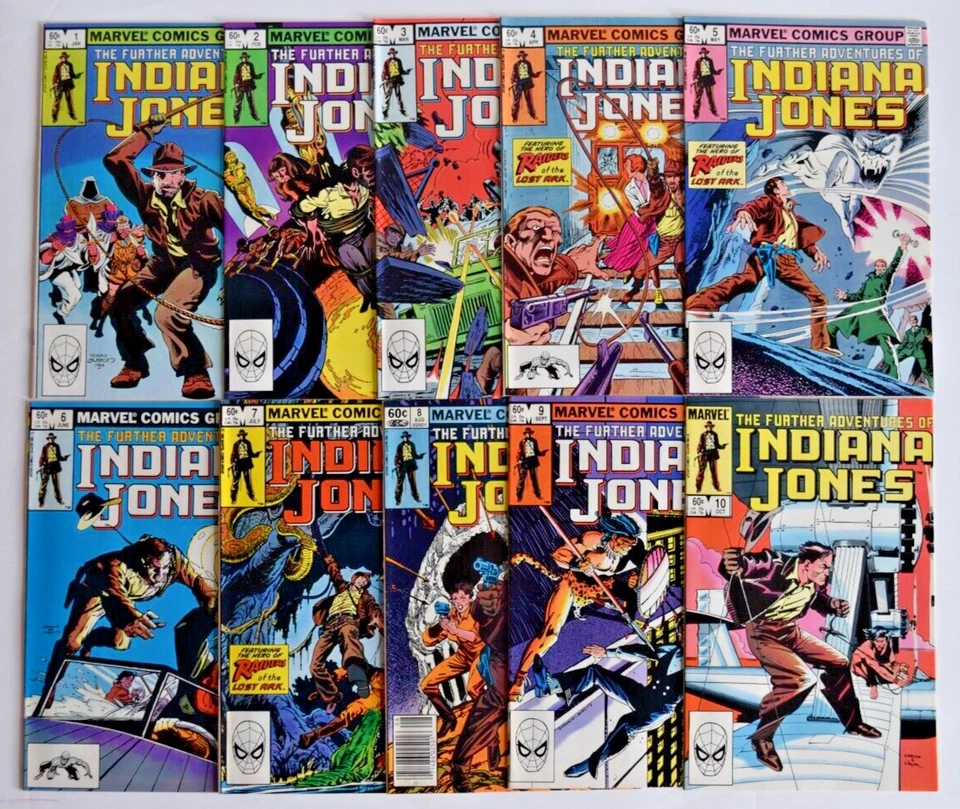 MÁS AVENTURAS DE INDIANA JONES (1983) 31 NÚMEROS CÓMIC CARRERA #1-31 MARVEL Foto 1 de 3