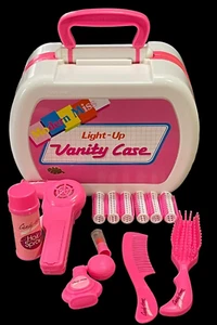 Caja Azul Moderna Miss Juguete Tocador Estuche Y Accesorios LUZ NO FUNCIONA - Imagen 1 de 24