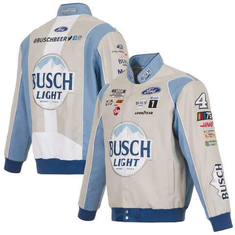 Kevin Harvick 2023 JH Design #4 Busch Light Uniform Twill Jacket Cover