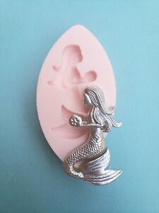 Mermaid Silicone Mold for Resin, Candy, Fondant, Clay, Embed, Soap, Jewelry A265