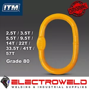 ITM G80 Recessed Enlarged Master Link 7-8mm Chain 2T Lifting Hoist TM9804-00407 - Picture 1 of 4