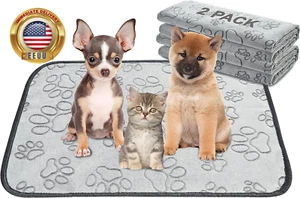 Reusable Puppy Pads, 2 Pack Washable Pee Pads for Dogs, Waterproof Non Slip Wee - Picture 1 of 6