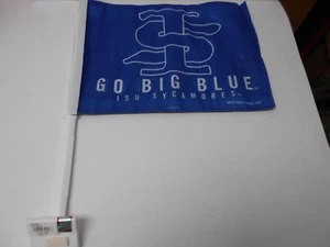 Indiana State Sycamores Car Flag. Printed Both Sides. #571 - Picture 1 of 2