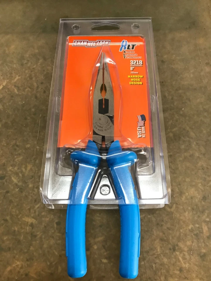 CHANNELLOCK / BLOQUEO DE CANAL 3218 1000V 205mm ALICATES NARIZ LARGA AISLADOS Foto 1 de 1