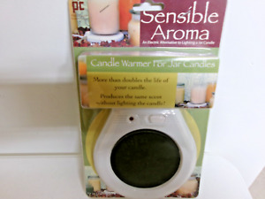 Electric Candle Warmer White Velmour with Vented Design