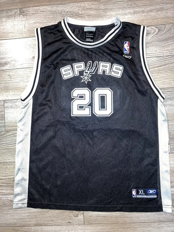 Many Ginobili San Antonio Spurs NBA adidas Jersey Youth XL 18-20 Child Cover