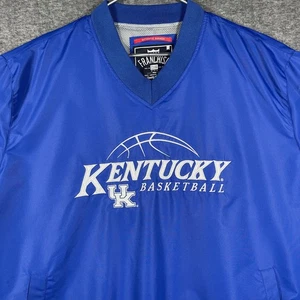Kentucky Wildcats Jacket Mens 3XL Blue NCAA Basketball Pullover Windbreaker - Picture 1 of 9