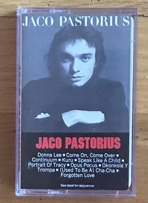 Jaco Pastorius Self Titled Cassette Tape Jazz Bass (PET33949) Epic RARE! NM- - Image 1 of 3