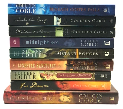 Colleen Coble Book Lot of 9 Christian Mystery Romance Suspense Novels Fiction - Image 1 of 4