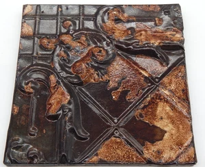 Architectural Salvage Antique Metal Framed Ceiling Tin Olde Goode Things NYC - Picture 1 of 5