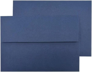 Navy Blue Self-Seal Envelopes 5x7 - 100 Pack for Weddings, Birthdays & Events - Picture 1 of 7