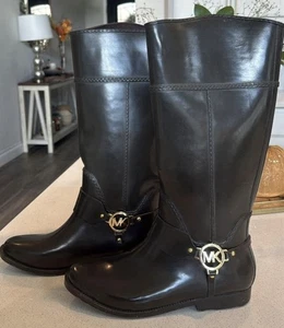 Botas de Goma Michael Kors Mujer Color Chocolate Talla 10 - Imagen 1 de 4