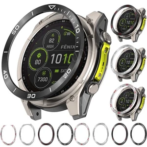Metal Bezel Styling Ring Case For Garmin Tactix 8 47mm 51mm AMOLED Watch Cover - Picture 1 of 64