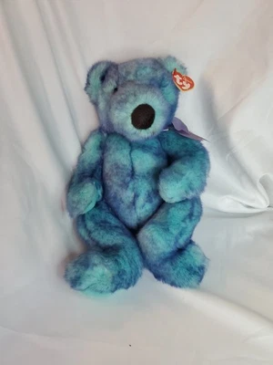 Russ Berrie Sweet Dreams сонный плюшевый медведь погремушка розовый белый одеяло - Изображение 1 из 4