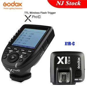US Godox XPro-C Speedlite Trigger Transmitter X1R-C Receiver For Canon Camera - Picture 1 of 12