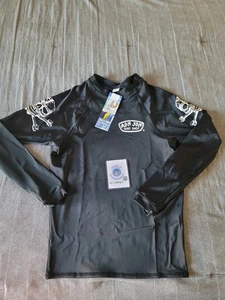 RON JON Shop Kompressionsshirt XL schwarz Rash Guard Surfausrüstung SKULL Langarm  - Bild 1 von 9