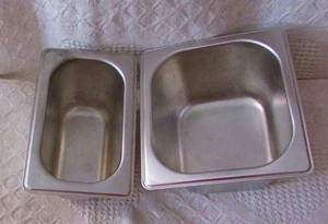 2 sartenes de acero inoxidable para alimentos - Imagen 1 de 2