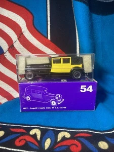 Rio Models 1/43 Scale Diecast 54 - 1927 Bugatti Royale 41 - Black Yellow - Picture 1 of 12