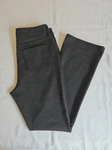 Pantalones para mujer Simply Vera Wang tiro alto gris Ponte tejido bootcut talla grande - Imagen 1 de 10