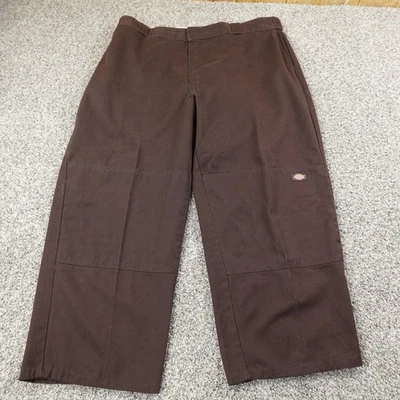 Pantalones Dickies Para Hombre 44X27 Marrón Chino Pantalones Doble Rodilla Exterior Ropa de Trabajo Trabajo Foto 1 de 4